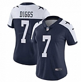 Women's Dallas Cowboys #7 Trevon Diggs Navy White Thanksgiving Limited Stitched Jersey Dzhi,baseball caps,new era cap wholesale,wholesale hats